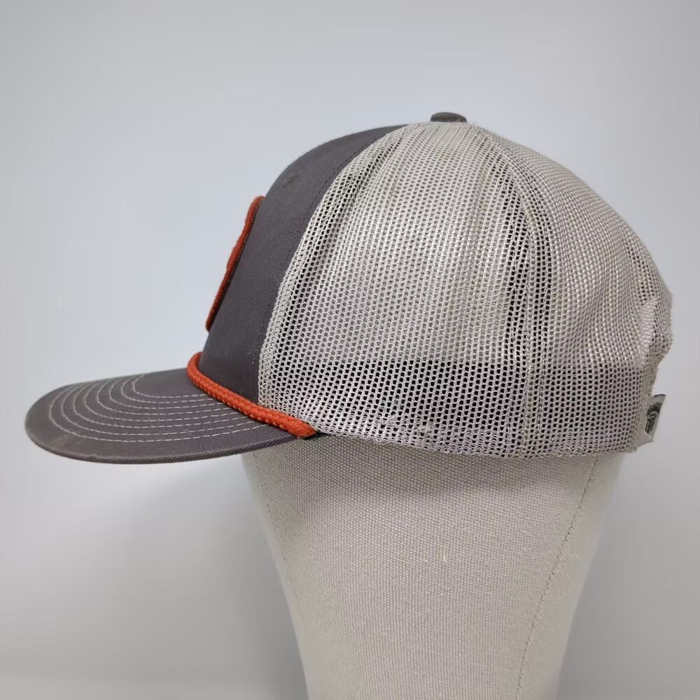 Dale Brisby Radiator Ranch Cattle Company Trucker Hat Gray OS Mesh Snapback Rope - Picture 3 of 9